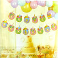 Unicorn Theme paper plate paper cup Paper Serviette Cake Topper Foil Balloon Cup Cake Topper Banner Set Partyware Uni Corn. 