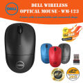 Dell WM-123 Wireless Optical Mouse (Black) - USB. 