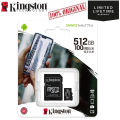 Kingston Genuine Canvas Select Plus MicroSD Class 10 SDHC SDXC A1 UHS-1 Memory Card 32GB 64GB 128GB 256GB 512GB Micro SD Memory Card. 