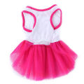 【Atoztide Store】(New) pet dog love heart gauze dress skirt Puppy Cat Rose clothes. 