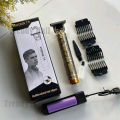 Trimmer for Men Rechargeable Vintage T9 Electric Hair Cutting Machine Hair Clipper Professional Men Shaver Dragon Black (METAL BODY) Full Steel Trendy Mall. 