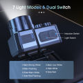 Auoyo Headlamp Mini Induction Headlight USB Rechargeable Headlights Free Adjustable Headlamps Waterproof Work Light Emergency Light Head-mounted Lamp With Hidden Hook for Camping Outdoor Running Fishing Hiking. 