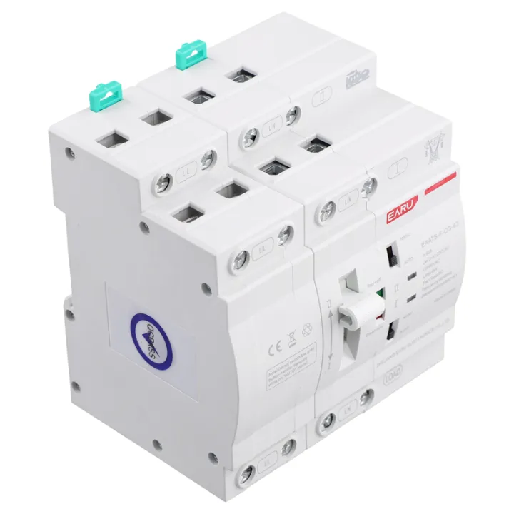 ATS Dual Power Automatic Switch 4P 63A Emergency Power Automatic ...