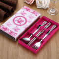 3PC Tableware Stainless Steel Chopsticks Spoon Fork Gift Box Portable Travel SEVICH. 