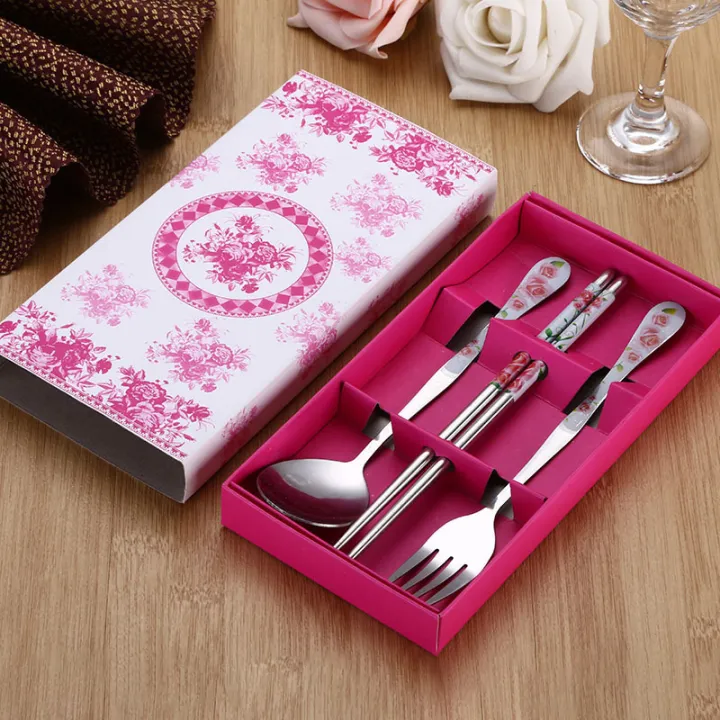 3PC%20Tableware%20Stainless%20Steel%20Chopsticks%20Spoon%20Fork%20Gift%20Box%20Portable%20Travel%20SEVICH%20-%20Image%204