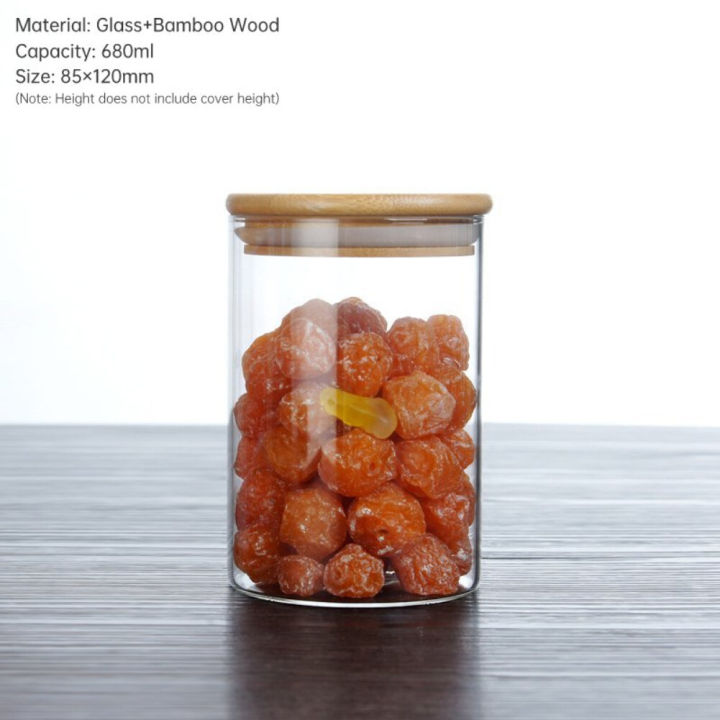 Canglex%20Storage%20Box%20Multi-purpose%20Kitchen%20Glass%20Storage%20Jar%20with%20bamboo%20lid%20Coffee%20Seasoning%20Spice%20Food%20Container%20Canister%20Storage%20Tank%20-%20Image%202