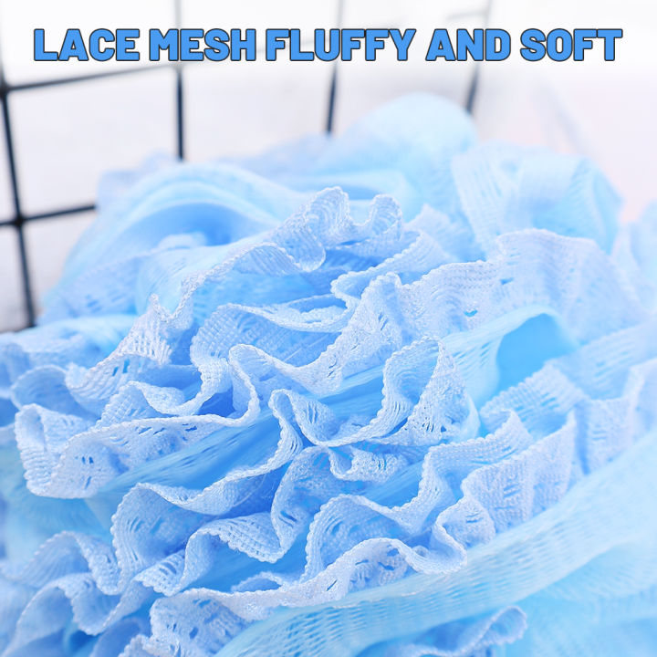 1/3Pcs%20Plus%20Size%20Bath%20Ball%20Soft%20Bath%20Flowers%20Lace%20Shower%20Scrubbers%20Body%20Wash%20Cleaning%20Tools%20Soft%20Lace%20Exfoliating%20Sponge%20Bubble%20Brush%20-%20Image%207