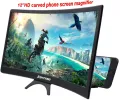 12/14 inch Smartphone 3D Screen Video Magnifier Curved Enlarged Phone Movie Amplifying Projector Stand Bracket Phone Amplifier. 