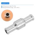 10mm Check Valve Brake Servo Booster No Return Inline One Way Valve Non Return Valve Vacuum Hose Aluminum Valve. 