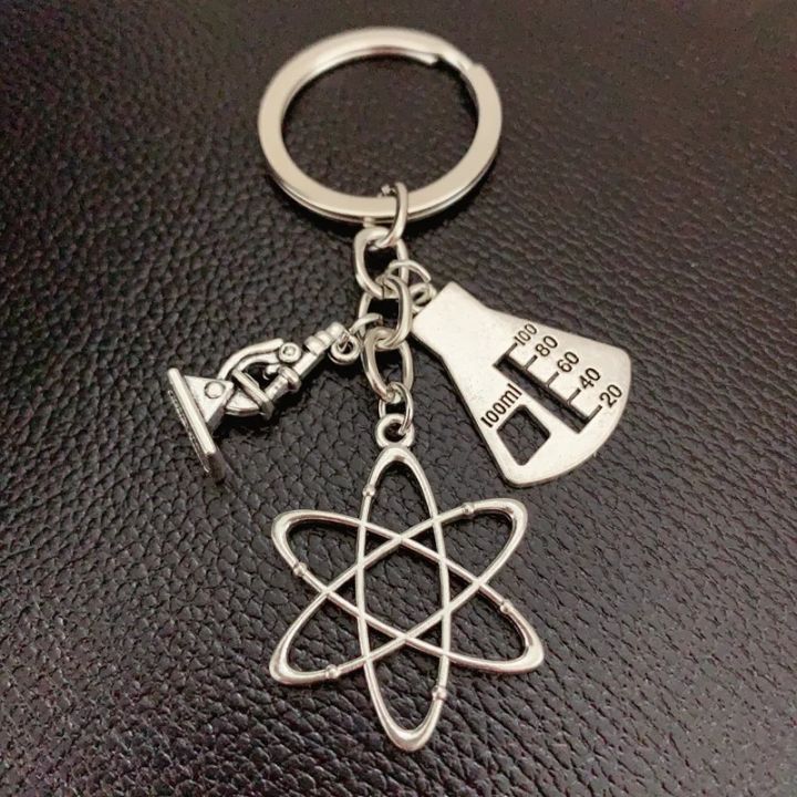 1 glamour word microscope bio unique keychain biochemistry teacher gift ...