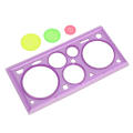 1 multi-functional puzzle ruler et art drawing tool. 