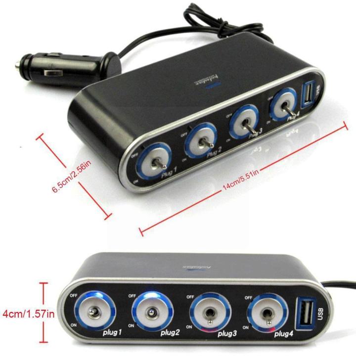 12v%20Vehicle%20Power%20Distributor%204%20Way%20Auto%20With%20With%20Socket%20Adapter%20Socket%20Splitter%20Usb%20Switch%20Plug%20Ports%20M1f1%20-%20Image%205