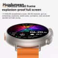 Huadunwen MSND 2023 NEW Ultra 9 NFC Smartwatch Men AMOLED 1.6-inch 454*454 HD Screen Luxury Heart Rate Bluetooth Call IP68 Waterproof Women SmartWatch MSNUD. 