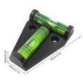 【ThinkWay】LILLAUO Plastic T-type Level Measure Scope Precision Precision Fixing Horizontal Bubble Spirit Level Triangle Level Measuring Tool MeasuringKit. 