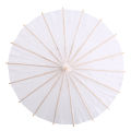 [pantorastar] White Color Paper Decorative Umbrella Parasol School Decor Photo Prop (30cm). 