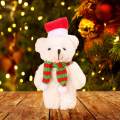 Stuffed Animals Christmas Plush Toy Bear for Holiday Party Valentine's Day. 