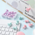 7Pcs/40Pcs Macaron Cork Board Push Pins Decorative Thumb Tacks Colorful Map Tack for Photos Wall Home Office Stationery School Supplies. 