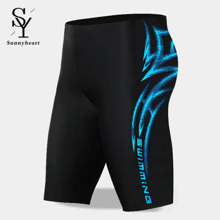 Sunnyheart%20Men%20Swimming%20Pants%20Men's%20Quick%20Dry%20Color%20Matching%20Swimming%20Trunks%20for%20Water%20Sports%20Slim%20Fit%20Breathable%20Mid%20Waist%20Bathing%20Boxers%20Surfing%20Shorts%20Long%20Swim%20Trunks%20-%20Image%203