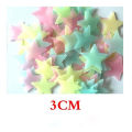 Stickers Luminous Glow Star Star Stickers High Quality Radium Stars Living Room Decoration Bed Room Kids Toy Colorful Stars Game Wall Stickers Plastic Stars 30-35 Pieces. 