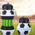 Fold Water Bottle Cups Mug Outdoor Sports Football Baseball Tennis Golf School Leakproof Portable Kids Water Bottle CVFHHH. 