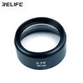 RELIFE 0.5X 0.7X Trinocular Stereo Zoom Microscope Barlow Glass Lens Thread 48mm Microscope Auxiliary Lens Objective Glass Lens. 