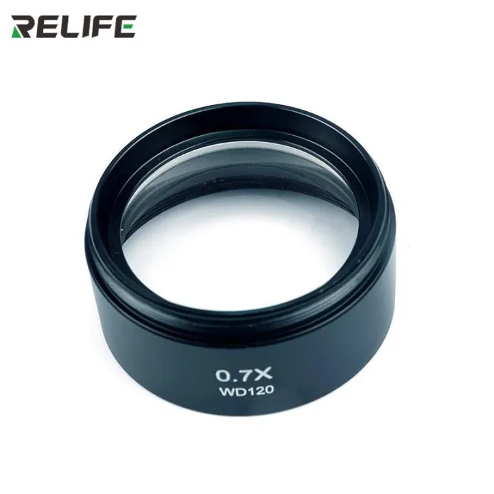 RELIFE%200.5X%200.7X%20Trinocular%20Stereo%20Zoom%20Microscope%20Barlow%20Glass%20Lens%20Thread%2048mm%20Microscope%20Auxiliary%20Lens%20Objective%20Glass%20Lens%20-%20Image%205