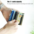Stainless Steel Business ID Credit Card Holder RFID Blocking Protector Case Box. 