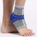[ltbdq]-Silicone Support Fiess Compression Protector Basketball Football Tennis Silica Gel Pad Ankle Brace. 