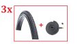 1,2,3 pair of 26*1 3/8 DSI Tyre and Tubes. 