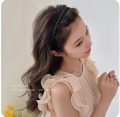 Fashion Simple Wave Headbands For Women Frosted Solid Color Toothed Non-slip Hair Bands Girl Face Wash Sports Hairbands Hair Accessories 1Pcs. 