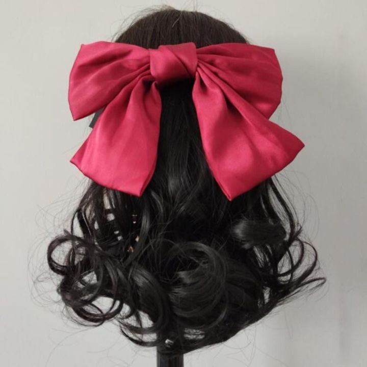 Wig,%20bow,%20ponytail,%20long%20wavy,%20everyday,%20soft,%20party,%20synthetic,%20natural,%20hairy,%20feminine%20curls,%20red%20knot,%20ponytail,%20bow,%20vintage%20wig%20-%20Image%204