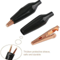 NCANRUI 20Pc Copper Alligator Electric Clip Soft Insulated Cover Electrical Test Gator Clip Alligator Jumper Electric Test Clips. 