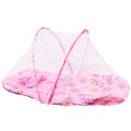 Mosquito Protected Baby Sleeping Bed Set - Pink. 