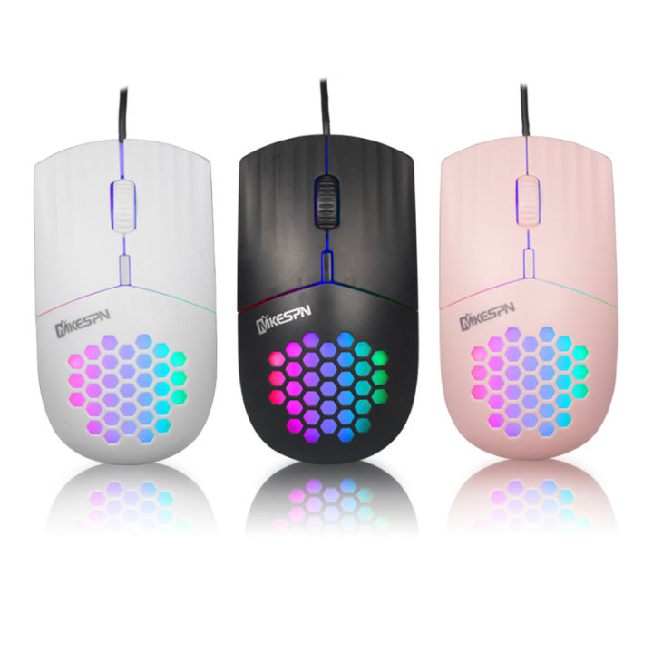 1600%20DPI%20RGB%20Backlit%20Honeycomb%20Mouse%20Wired%20RGB%20Gaming%20Mouse%20USB/Type%20C%20Mice%20For%20Computer%20Macbook%20Air%20Laptop%20PC%20-%20Image%202