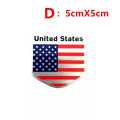 Car USA Flag Sticker Badge- 1Pcs. 