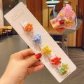20 pcs Cute Cartoon Elastic Hair Ties Candy Color Decorative Accessories For Girl. 