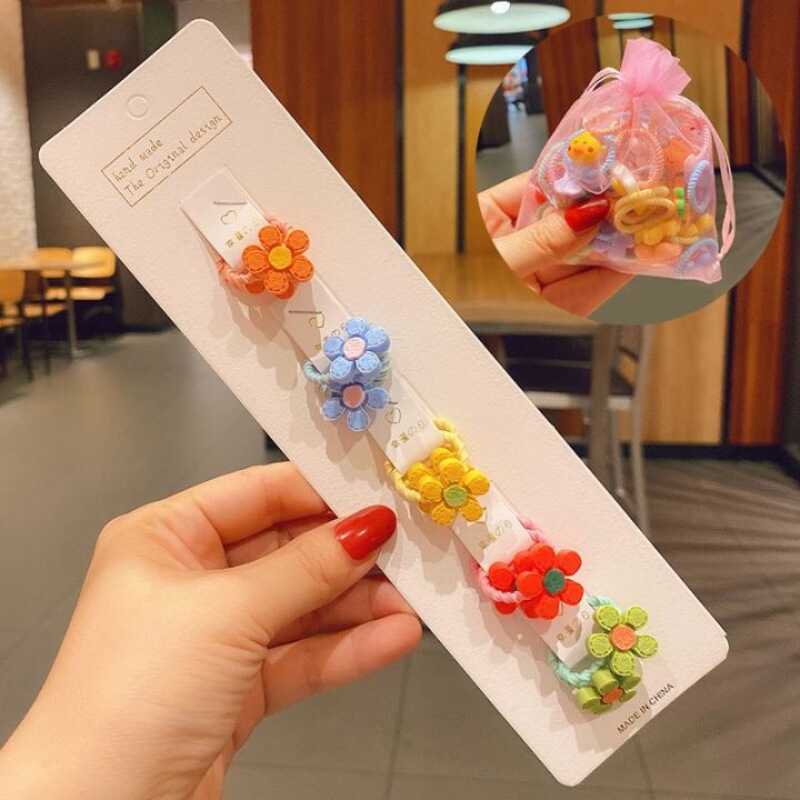 20%20pcs%20Cute%20Cartoon%20Elastic%20Hair%20Ties%20Candy%20Color%20Decorative%20Accessories%20For%20Girl%20-%20Image%202