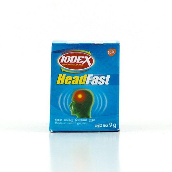 IODEX HEAD FAST - Multipurpose Pain Relief Gel BALM Fast & Effective Releif Form Headache