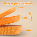 Orange Memory Height Increase Foam Insoles For Shoes Breathable Cushion Running Insoles For Men Women Orthopedic Insoles. 