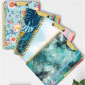 School Stationery Spiral Notebook Notebook Folder Fillable Notebook Memo Clip Board Writing Pad A4 Notebook. 