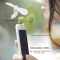 Smart Cell Phone OTG Fan Lightning plug Easy To Use Portable Fan. 
