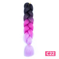 Colorful Hair for Braids Synthetic Braiding Hair Extensions for Girls Jumbo Braid Hair for Crochet Box Expression Braiding Hair. 