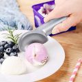 New Ice Cream Scoop / Portable Aluminum Alloy Non-stick Anti-feeze Ice Cream Scoop Spoon / Fruit Watermelon Baller Scoop Home Kitchen Accessories. 