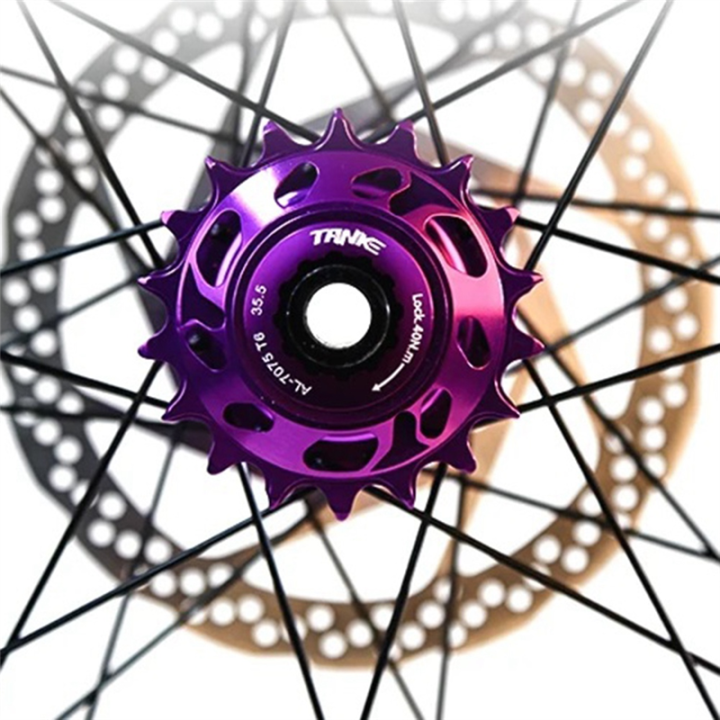 Single%20Speed%20Flywheel%20Conversion%20Kit%2018T%20Cassette%20Cog%20Road%20Bike%20Sprocket%20for%20Freewheel%20Chain%20Easy%20to%20Use%20Red%20-%20Image%203