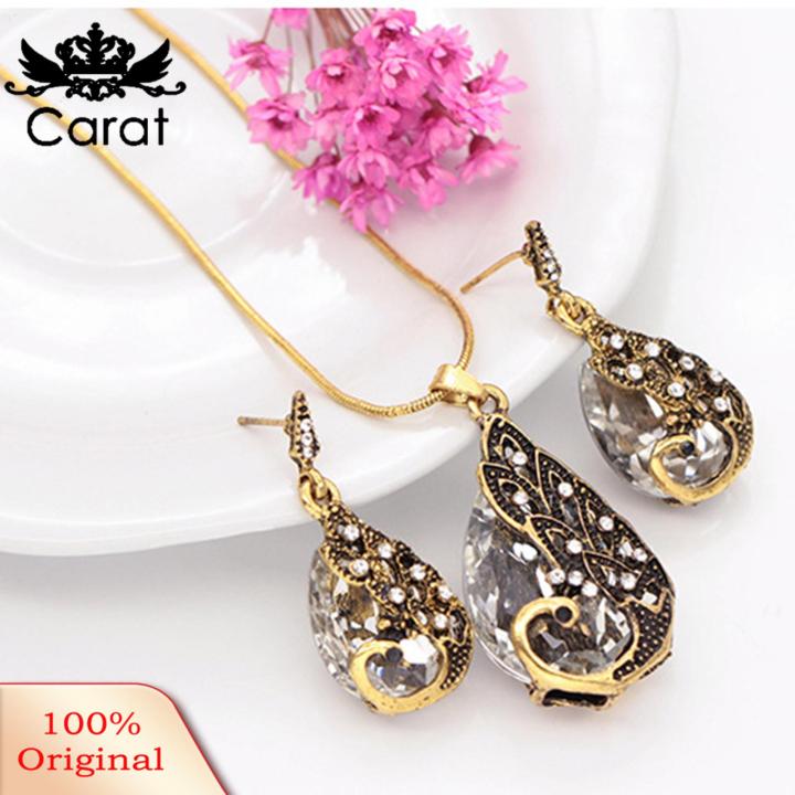 Carat%20Rhinestone%20Inlay%20Necklace%20Exquisite%20Peacock%20Waterdrop%20Jewelry%20Set%20Elegant%20Necklace%20Earrings%20for%20Women%20Hypoallergenic%20Fashionable%20Gift%20Women%20Necklace%20Earrings%20Kit%20-%20Image%204