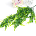 80CM Simulation Persian Grass Vines Artificial Green Plant Hanging Fern Living Room Coffee Shop Garden Office Decoration. 