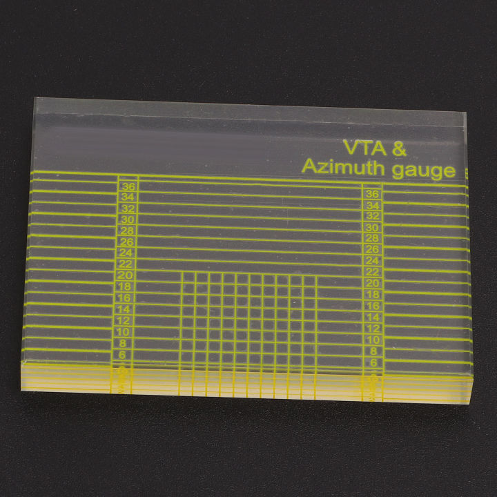 Azimuth Ruler Printed Acrylic Record Player Tonearm VTA Cartridge ...