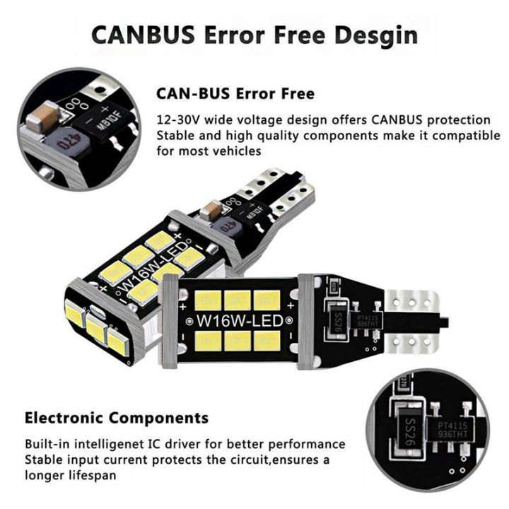 4Pcs%20Bright%20White%20Canbus%20LED%20Bulb%20for%20Car%20Backup%20Reverse%20Lights%20912%20921%20T15%20W16W%20-%20Image%206