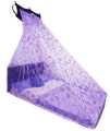 Wall Mosquito Net Single Bed Size Printed Green Bedding Accessory. 