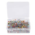 250 Pieces Sewing Pins Ball Glass Head Pins Straight Quilting Pins For Dressmaker Jewelry Decoration. 